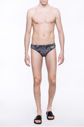 Logo-printed swimming briefs, zdjęcie 2 Logo-printed swimming briefs od EA7 Emporio Armani